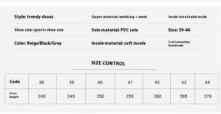 Men's Summer Platform Lightweight Non-slip Breathable Mesh Sandals EX-STOCK CANADA