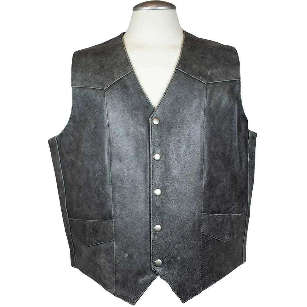 Gilet à patchs pour hommes de style westernEX-STOCK Canada