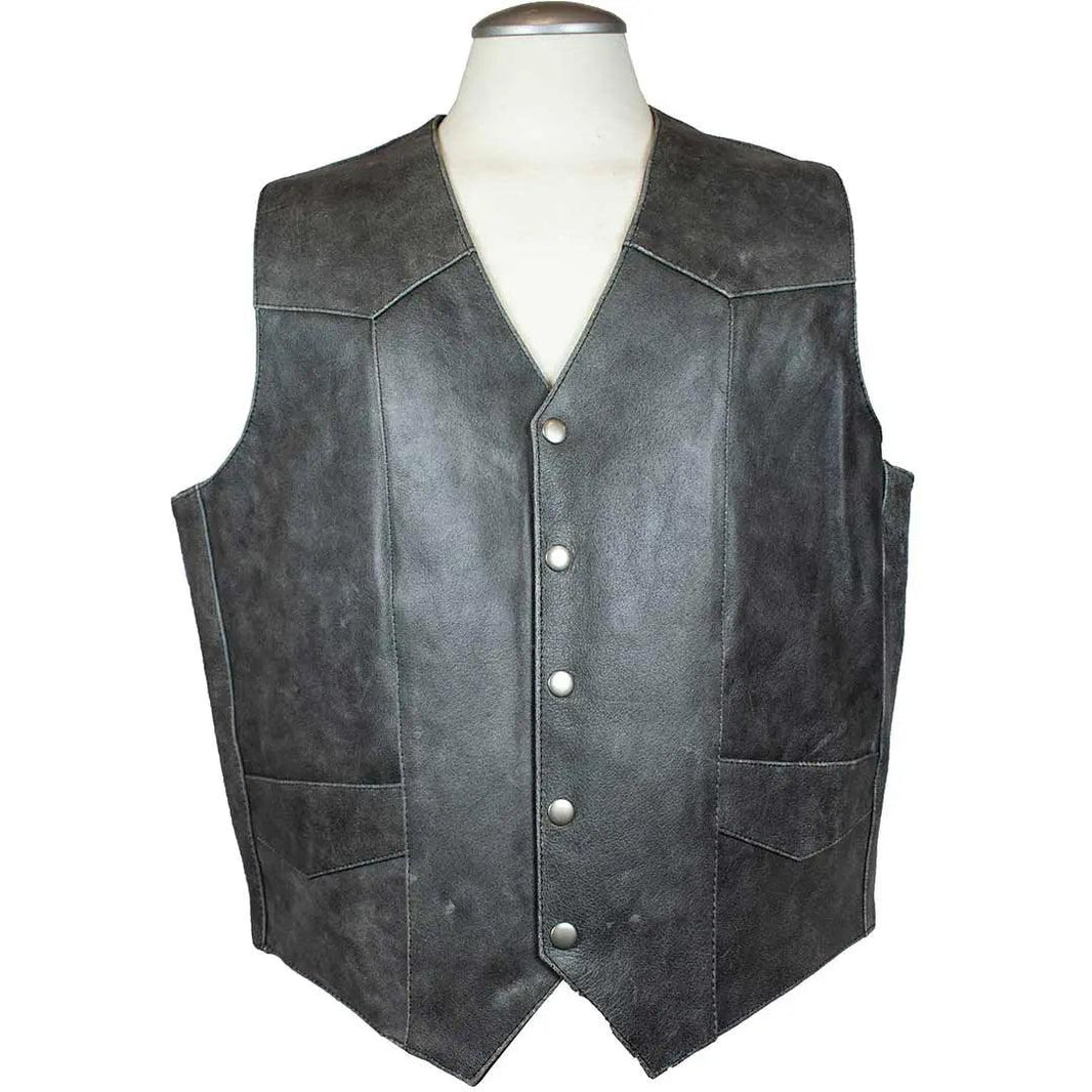 Gilet à patchs pour hommes de style westernEX-STOCK Canada