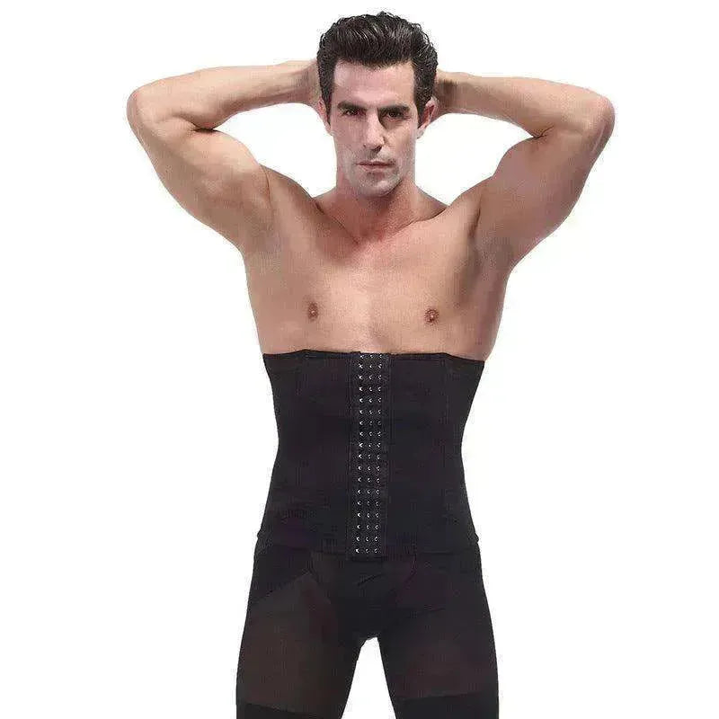 Ceinture respirante pour hommes avec clip de taille à fermeture invisible et rétractable pour l'abdomen - EX-STOCK Canada