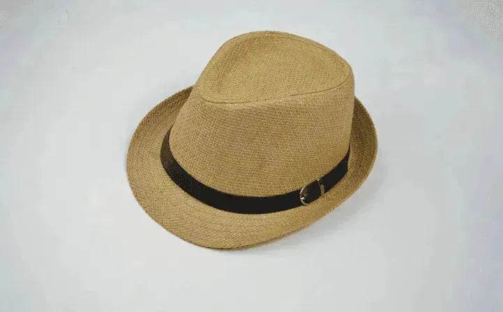 Men's casual straw hats for summer trips: trendy sunshade! - EX-STOCK Canada