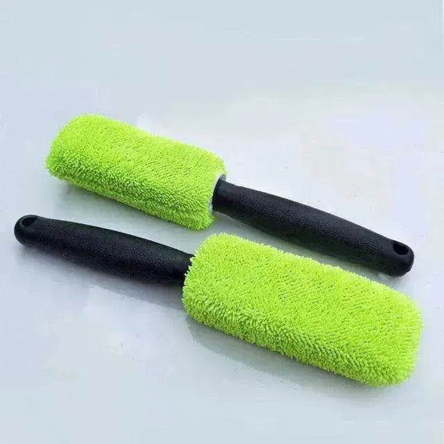 Microfiber High Quality Long Handle Tire Brush - EX-STOCK Canada