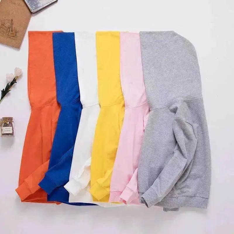 Sweat à capuche vierge en coton pur personnalisé pour enfants de taille moyenne et petite - EX-STOCK Canada