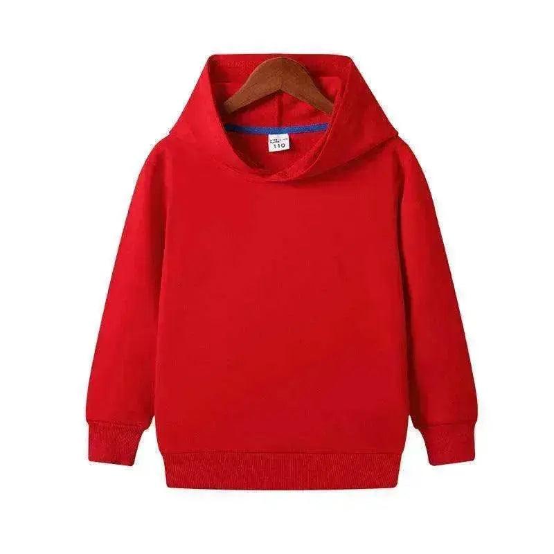 Sweat à capuche vierge en coton pur personnalisé pour enfants de taille moyenne et petite - EX-STOCK Canada