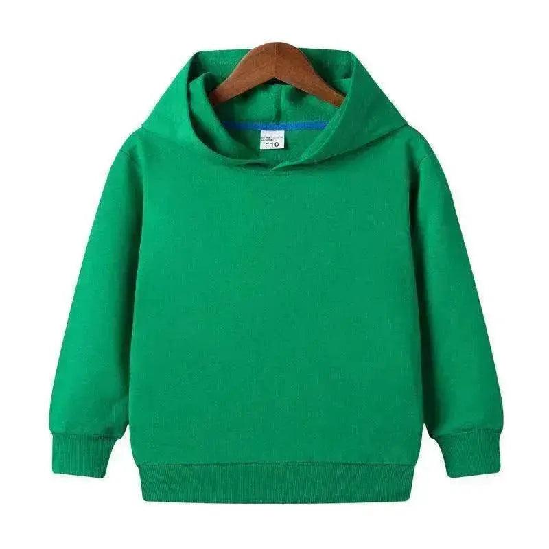 Sweat à capuche vierge en coton pur personnalisé pour enfants de taille moyenne et petite - EX-STOCK Canada
