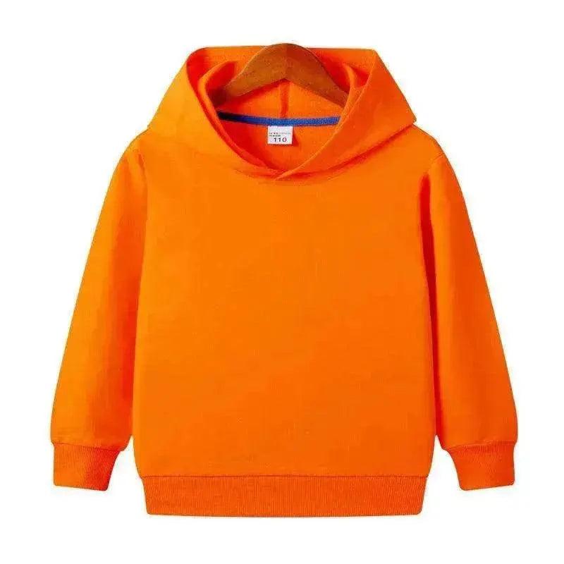 Sweat à capuche vierge en coton pur personnalisé pour enfants de taille moyenne et petite - EX-STOCK Canada