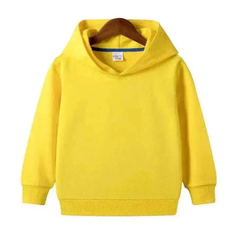 Sweat à capuche vierge en coton pur personnalisé pour enfants de taille moyenne et petite - EX-STOCK Canada