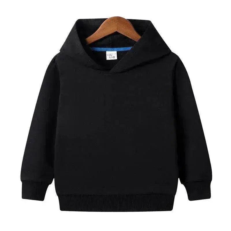 Sweat à capuche vierge en coton pur personnalisé pour enfants de taille moyenne et petite - EX-STOCK Canada