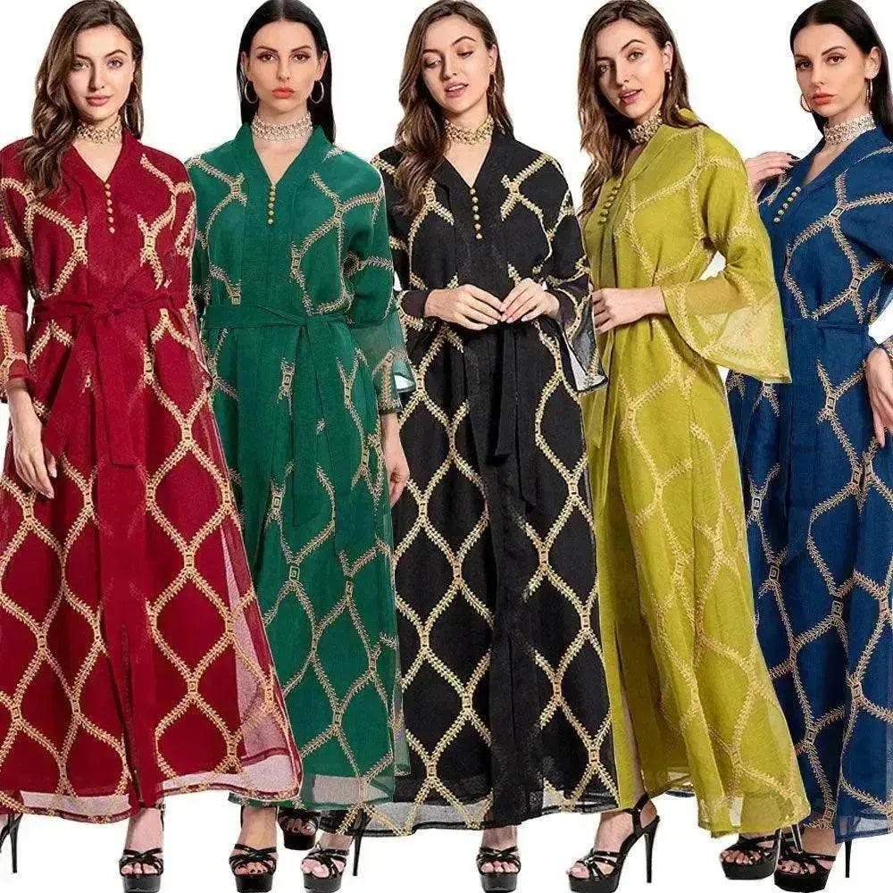 Robe en gaze au tempérament arabe du Moyen-Orient - EX-STOCK Canada