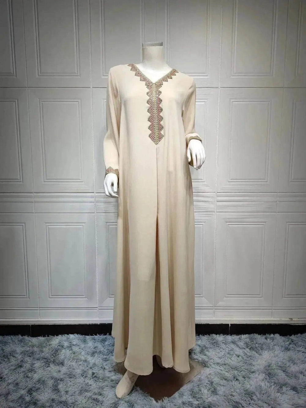 Robe évasée pour femmes arabes du Moyen-Orient - EX-STOCK Canada