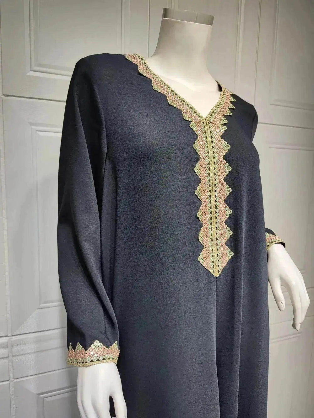Robe évasée pour femmes arabes du Moyen-Orient - EX-STOCK Canada