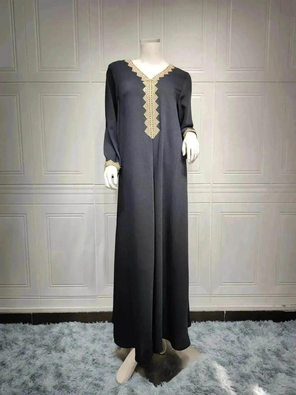 Robe évasée pour femmes arabes du Moyen-Orient - EX-STOCK Canada