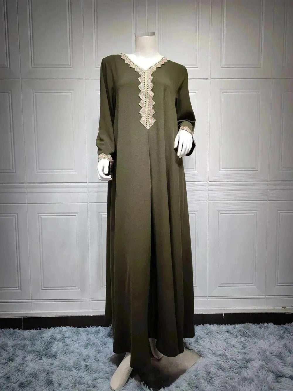 Robe évasée pour femmes arabes du Moyen-Orient - EX-STOCK Canada