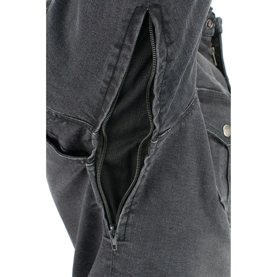 Milwaukee Leather Men's Faded Denim Armored Shirt Jacket EX-STOCK Canada