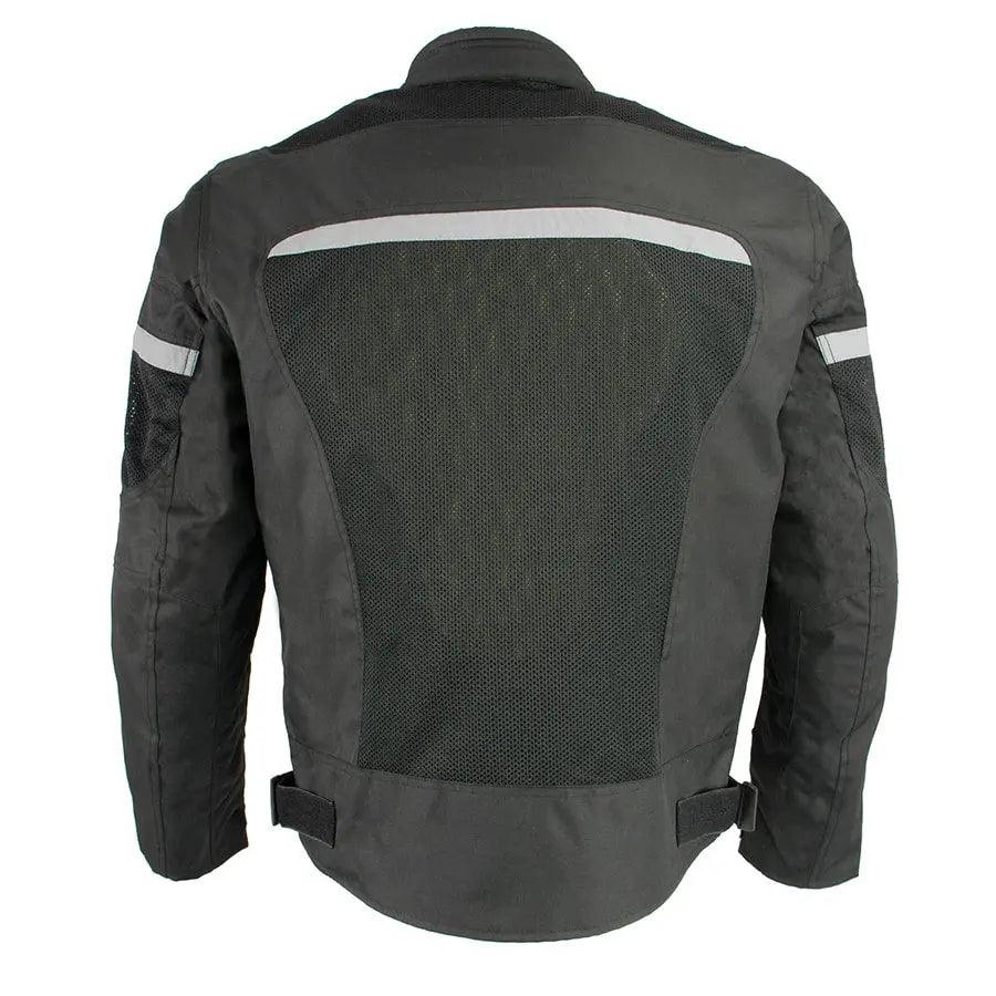 Milwaukee Leather Men's Mesh & Nylon Combo Racer Jacket EX-STOCK Canada