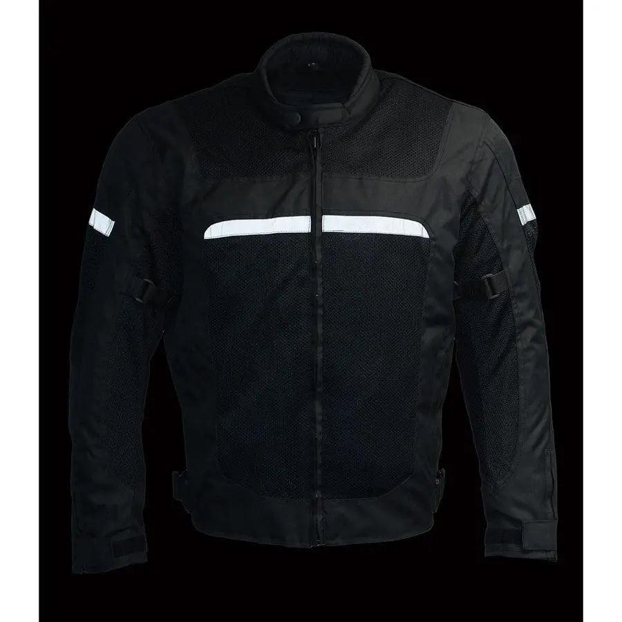 Milwaukee Leather Men's Mesh & Nylon Combo Racer Jacket EX-STOCK Canada