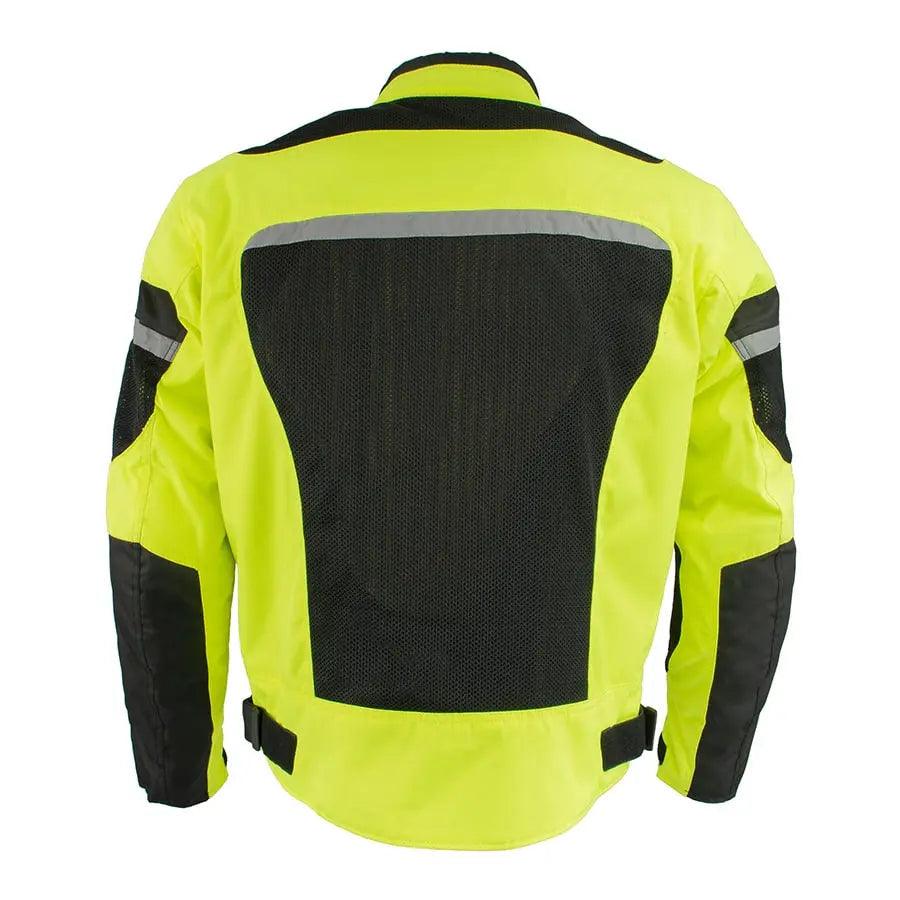 Milwaukee Leather Men's Mesh & Nylon Combo Racer Jacket EX-STOCK Canada