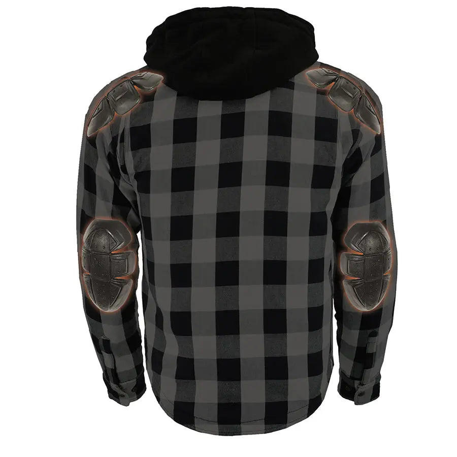 Chaqueta Camisa Acolchada de Franela a Cuadros para Hombre de Milwaukee LeatherEX-STOCK Canada
