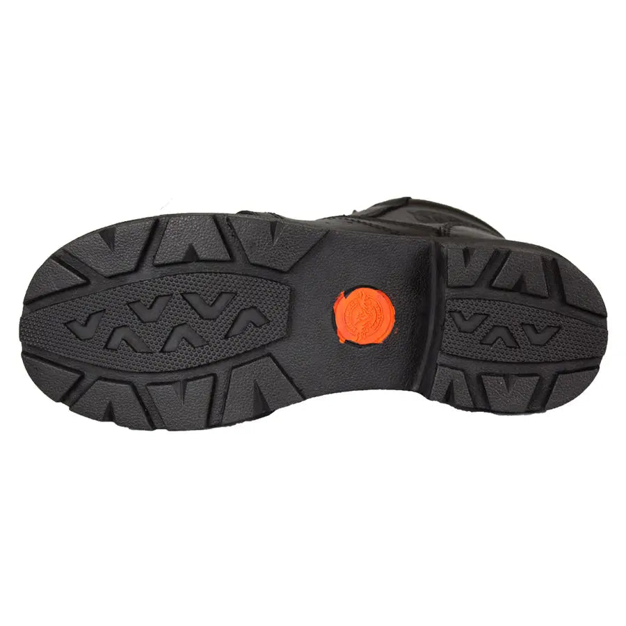 Milwaukee Leather Damen-Motorradstiefel mit seitlichem Reißverschluss und SchnürungEX-STOCK Canada