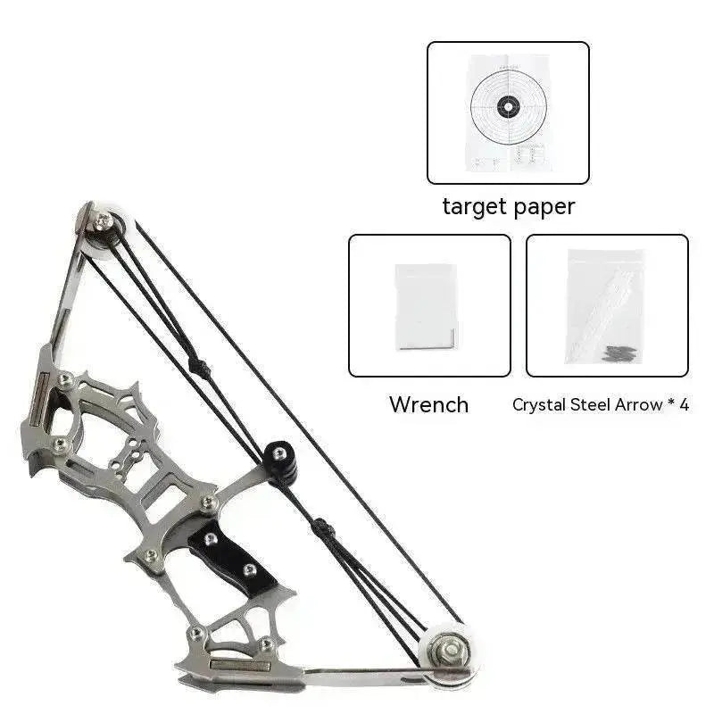 Mini Stainless Steel Composite Pulley archery Bow - EX-STOCK Canada
