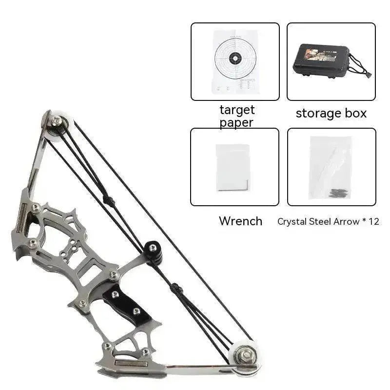 Mini Stainless Steel Composite Pulley archery Bow - EX-STOCK Canada