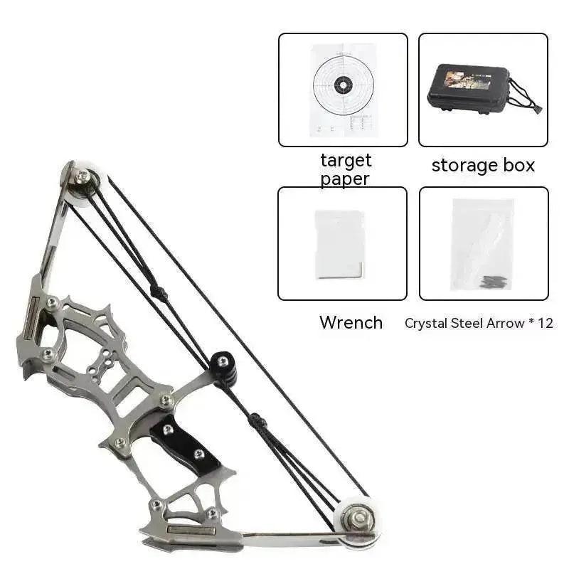 Mini Stainless Steel Composite Pulley archery Bow - EX-STOCK Canada