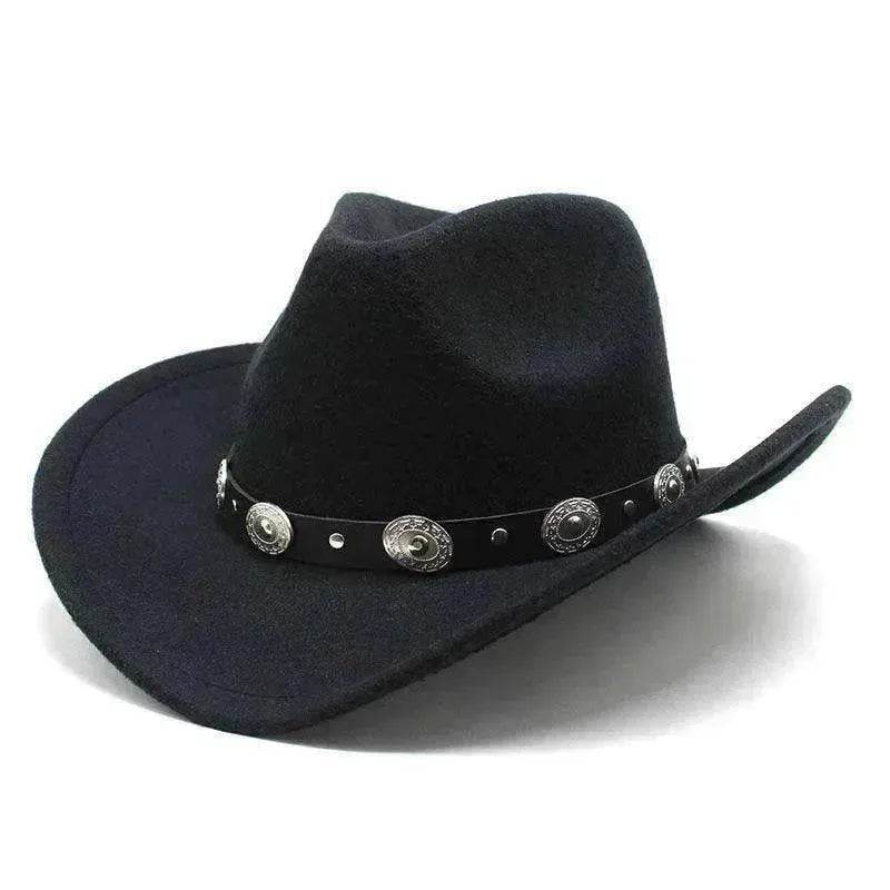 Minority Style Woolen Western Cowboy Hats Men's And Women's Couple Hats - EX-STOCK Canada