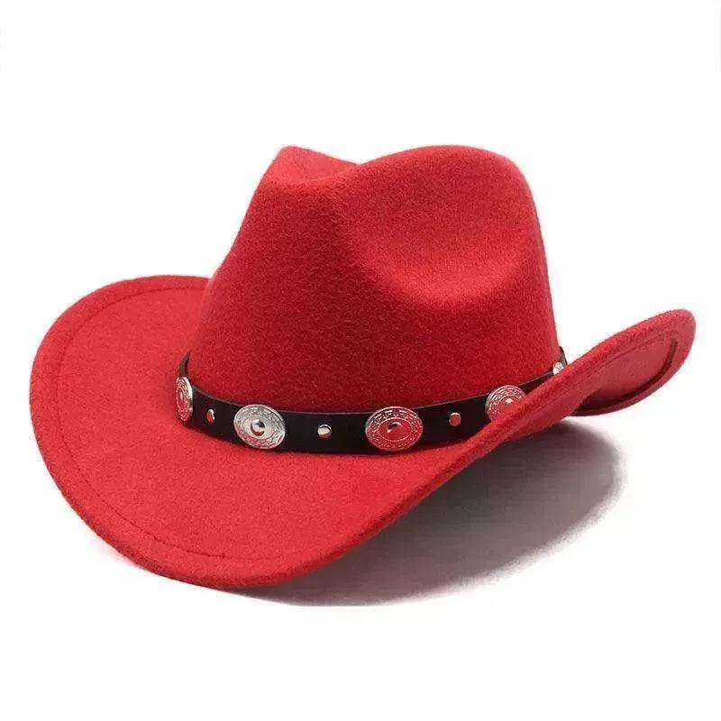 Minority Style Woolen Western Cowboy Hats Men's And Women's Couple Hats - EX-STOCK Canada