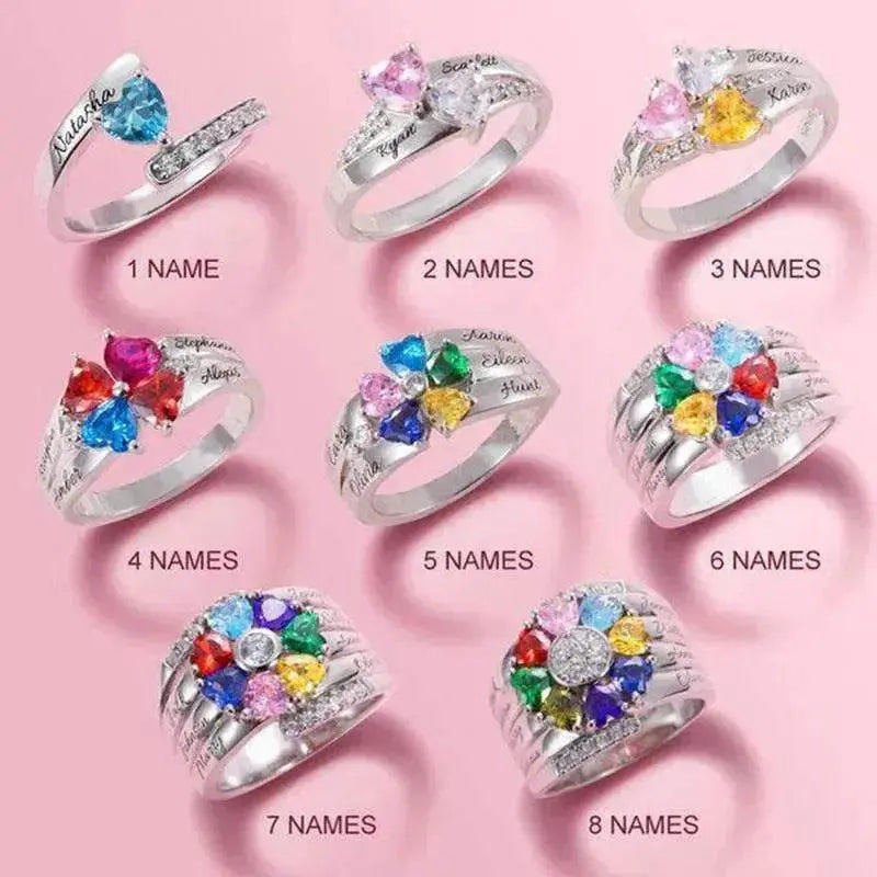 Mother's Day Gift DIY Engraved Ring - EX-STOCK Canada