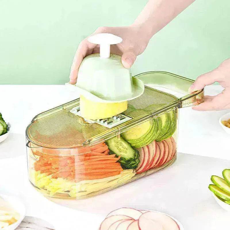 Multifunction Transparent Vegetable Cutter Steel Blade - EX-STOCK Canada