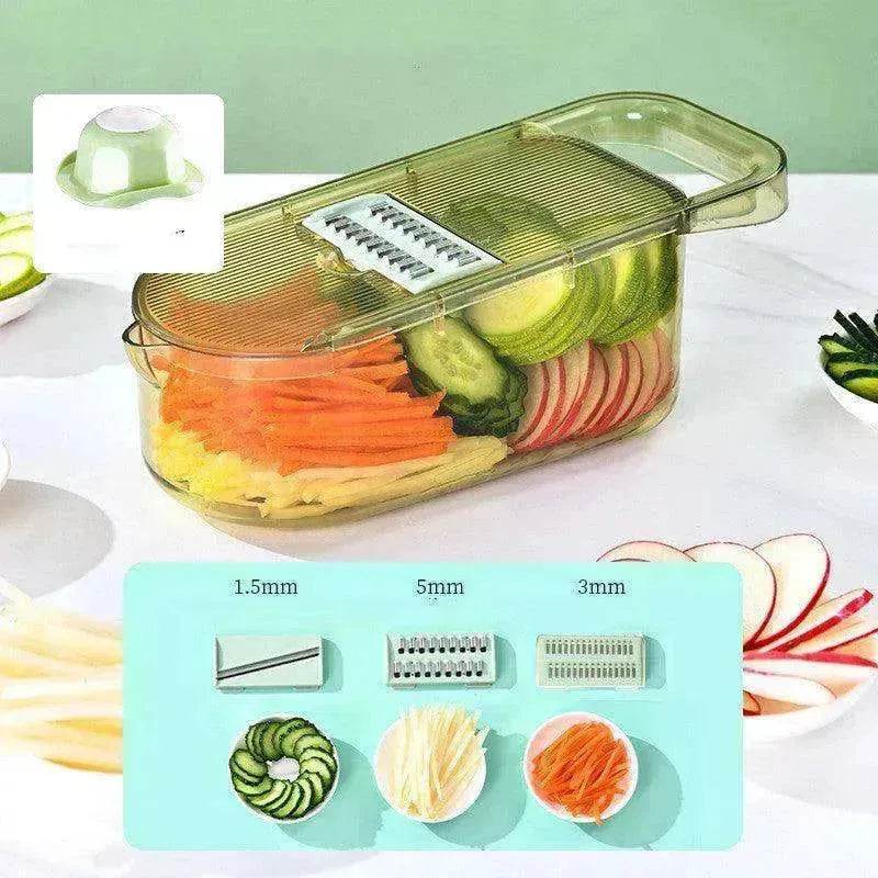 Multifunction Transparent Vegetable Cutter Steel Blade - EX-STOCK Canada