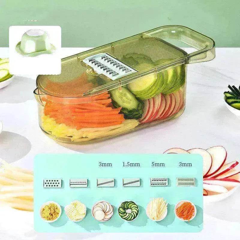 Multifunction Transparent Vegetable Cutter Steel Blade - EX-STOCK Canada