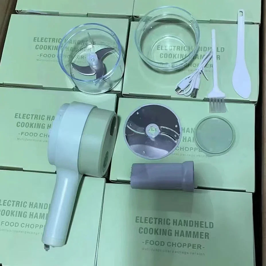 Picadora Eléctrica Multifuncional para Ajo y Cortes DomésticosEX-STOCK Canada