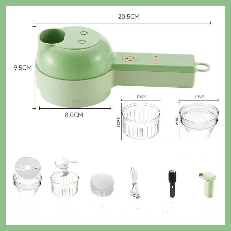 Multifunctional Household Slice Electric Garlic Pounding Chopper EX-STOCK Canada
