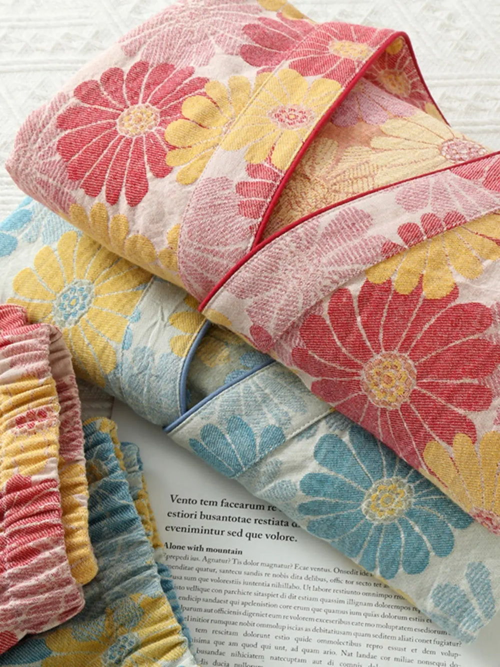 New Chinese Style Spring And Autumn Double Pure Cotton Gauze Pajamas For Women - EX-STOCK Canada