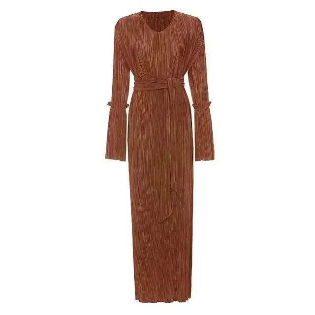 Nouvelle jupe longue plissée à la mode robe arabe - EX-STOCK Canada
