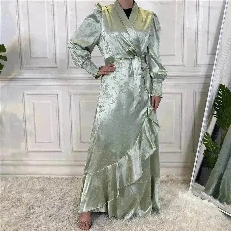 Nouvelle Mode Vêtements Féminins Robe Arabe Patchwork - EX-STOCK Canada