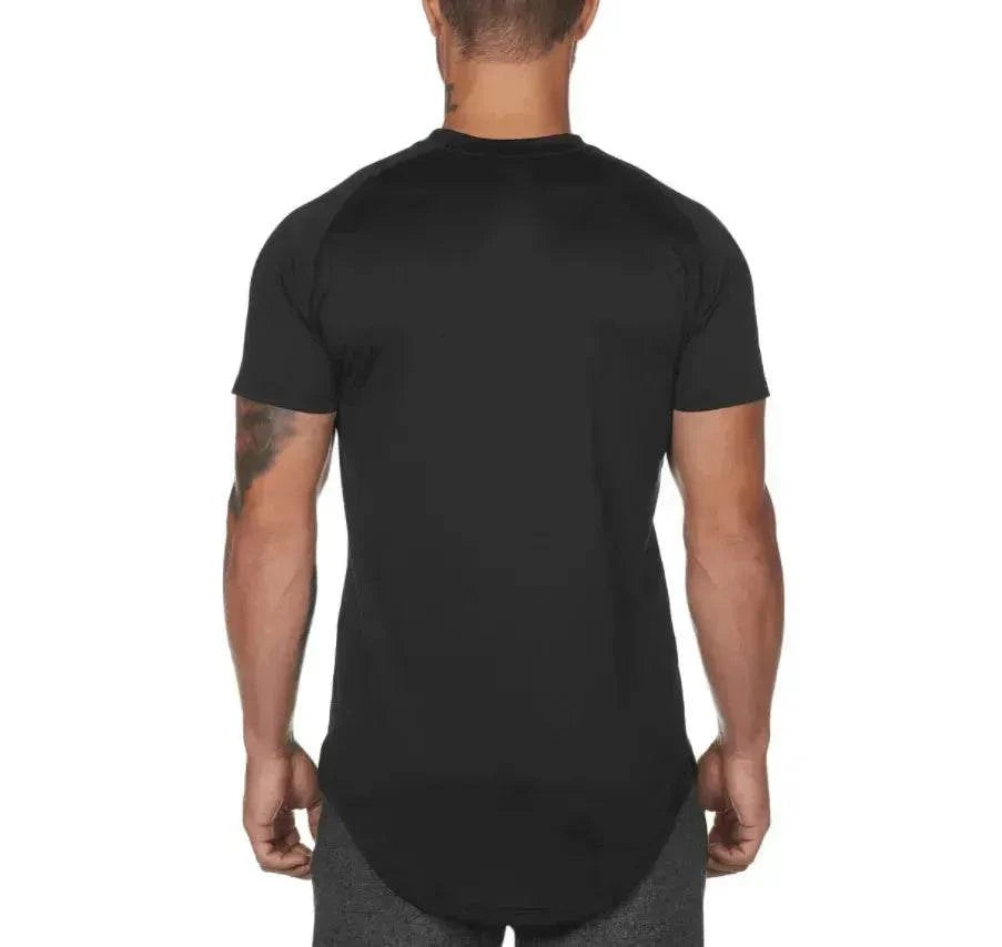 Nouveaux T-shirts de gym unis personnalisés pour hommes, vêtements de sport et de fitness - EX-STOCK Canada