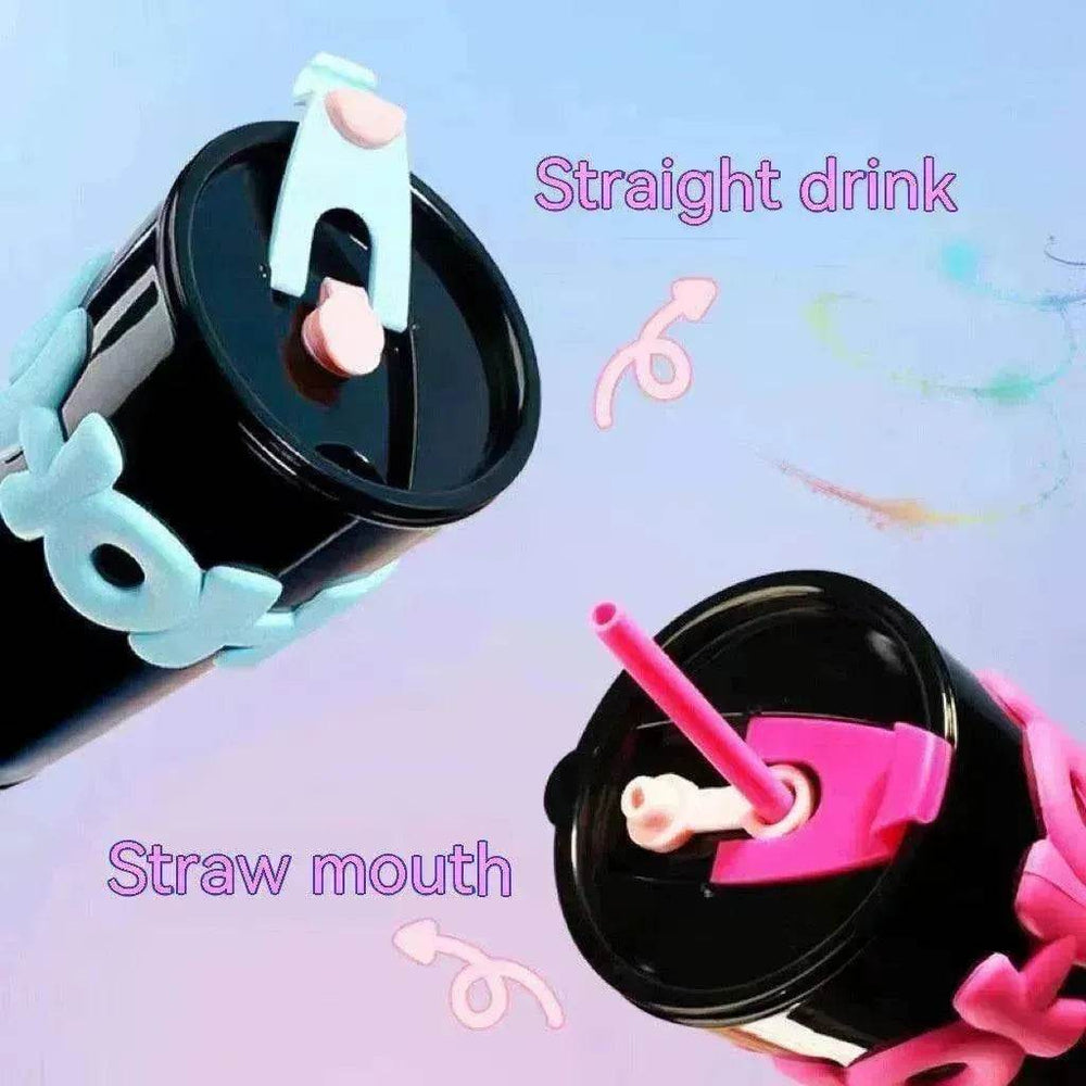 New High Capacity Girl Creative Glass Office Water Cup - EX-STOCK Canada