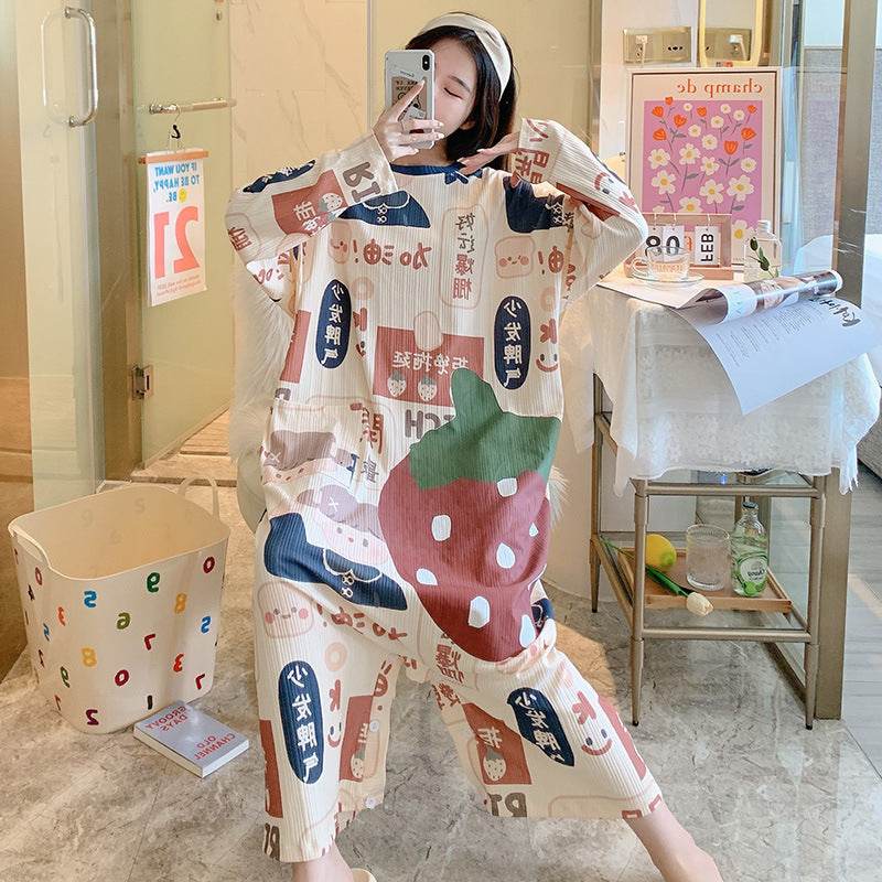 New Long-sleeved One-piece Pajamas For Women EX-STOCK CANADA