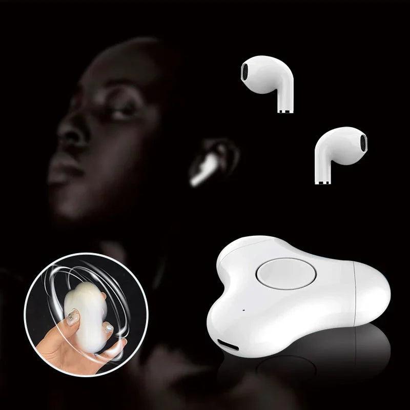 New Multi-Function Headset Fidget Spinner Bluetooth Fingertip Gyro In Ear Bluetooth Headset EX-STOCK Canada