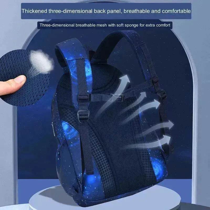 New Schoolbag For Primary School Students Male Side Refrigerator Open Large Capacity Children's Bags Grade - EX-STOCK Canada