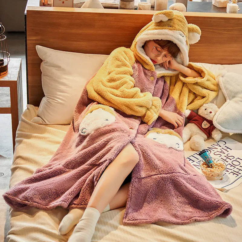 New Winter Coral Fleece Pajamas For Women - EX-STOCK Canada