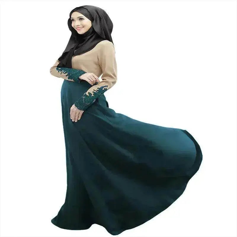 New color matching Arab long skirt - EX-STOCK Canada