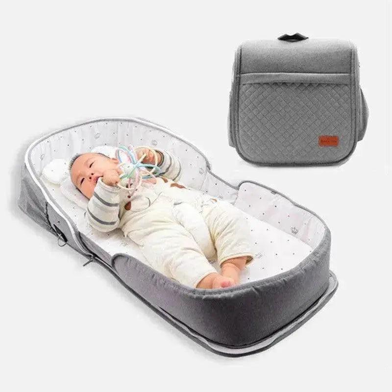 Berceau pour nouveau-né pliable et portable avec sac à dos mobile - EX-STOCK Canada