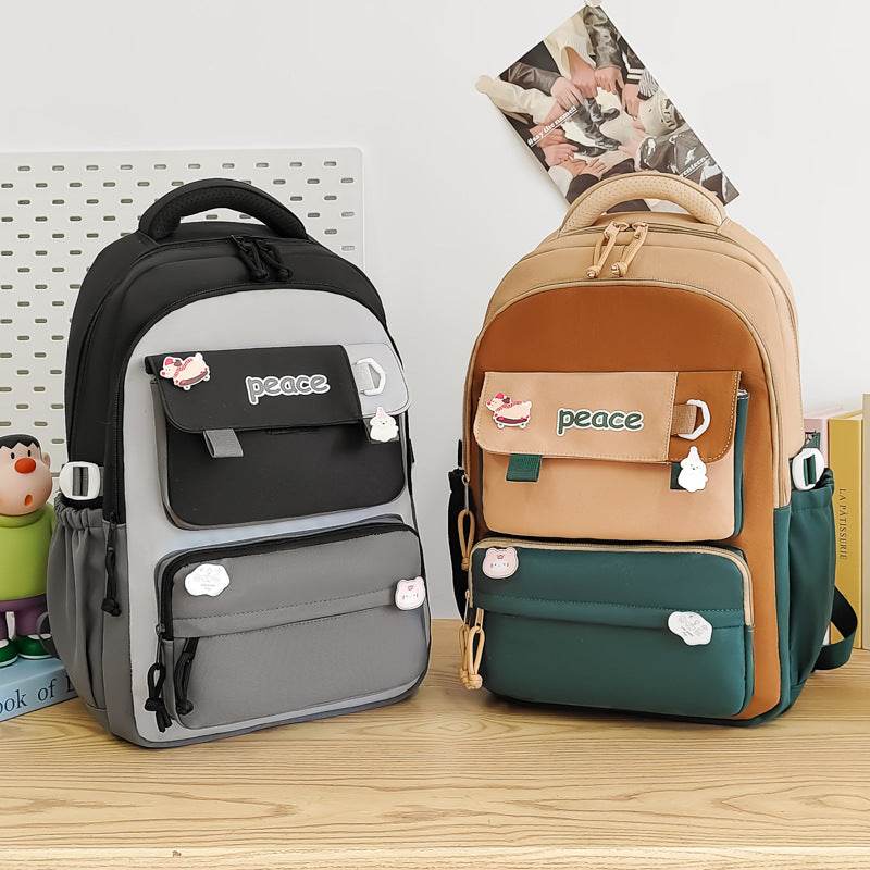 Women's Large Capacity Lightweight Simple Schoolbag - EX-STOCK Canada