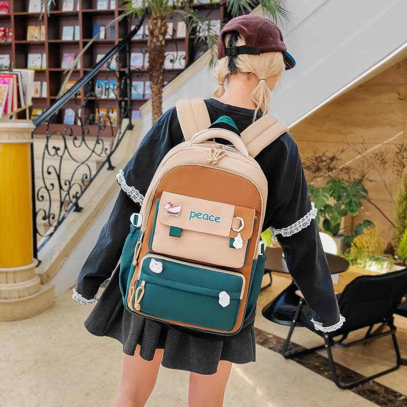 Women's Large Capacity Lightweight Simple Schoolbag - EX-STOCK Canada