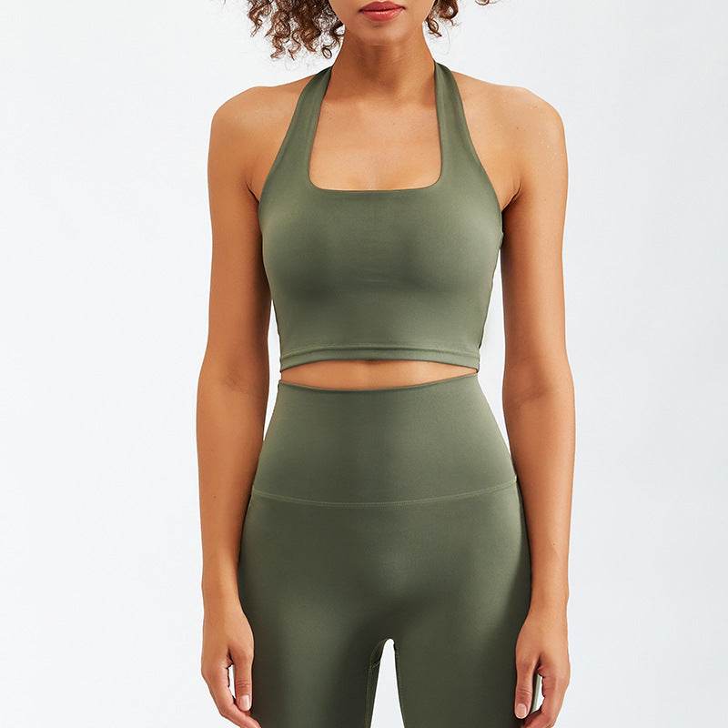 2pcs set Nude Feel Workout Outfit set Gym Clothes for women - EX-STOCK Canada