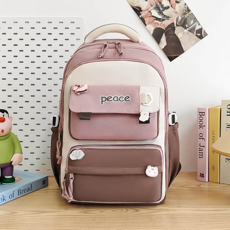 Women's Large Capacity Lightweight Simple Schoolbag - EX-STOCK Canada