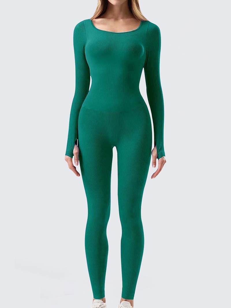 Yoga Jumpsuit & Workout Clothes Slim Thread Long Sleeve Yoga Jumpsuit - EX-STOCK Canada